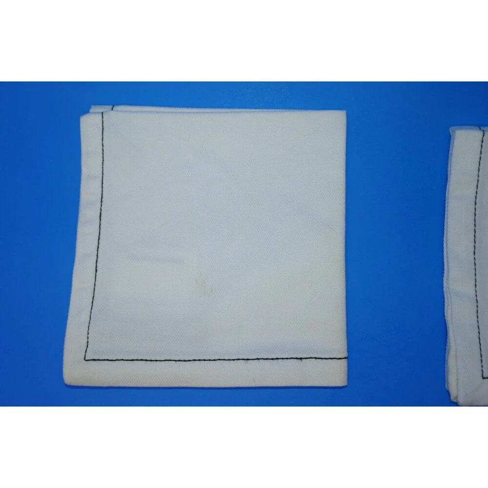 Pottery Barn Embroidered Martini Cocktail Napkins Set of 4
